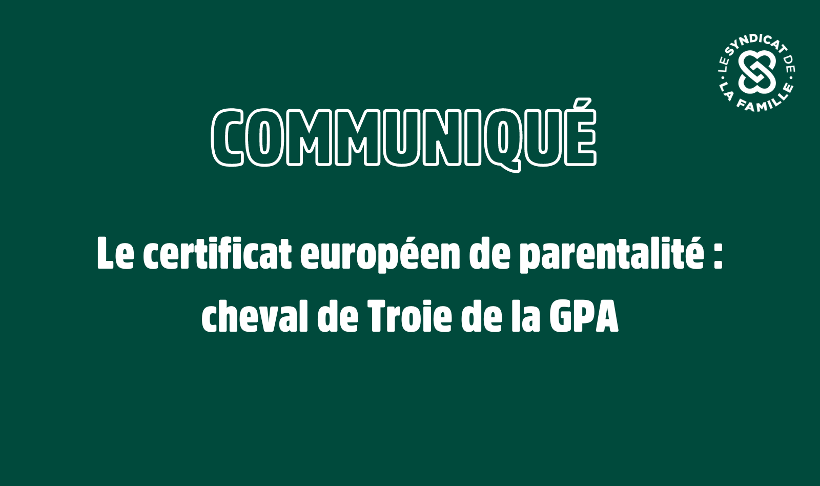 COMMUNIQUE