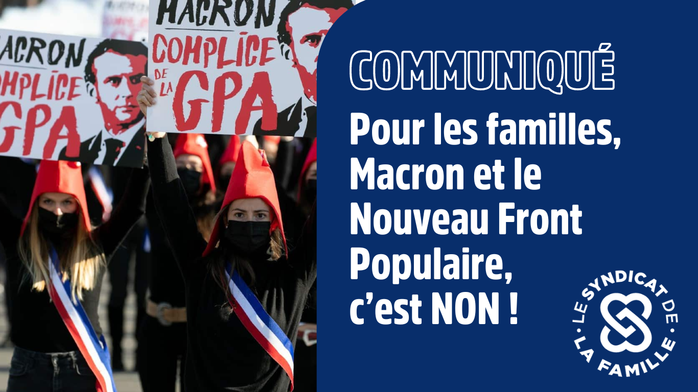 CP NON a Macron et NFP