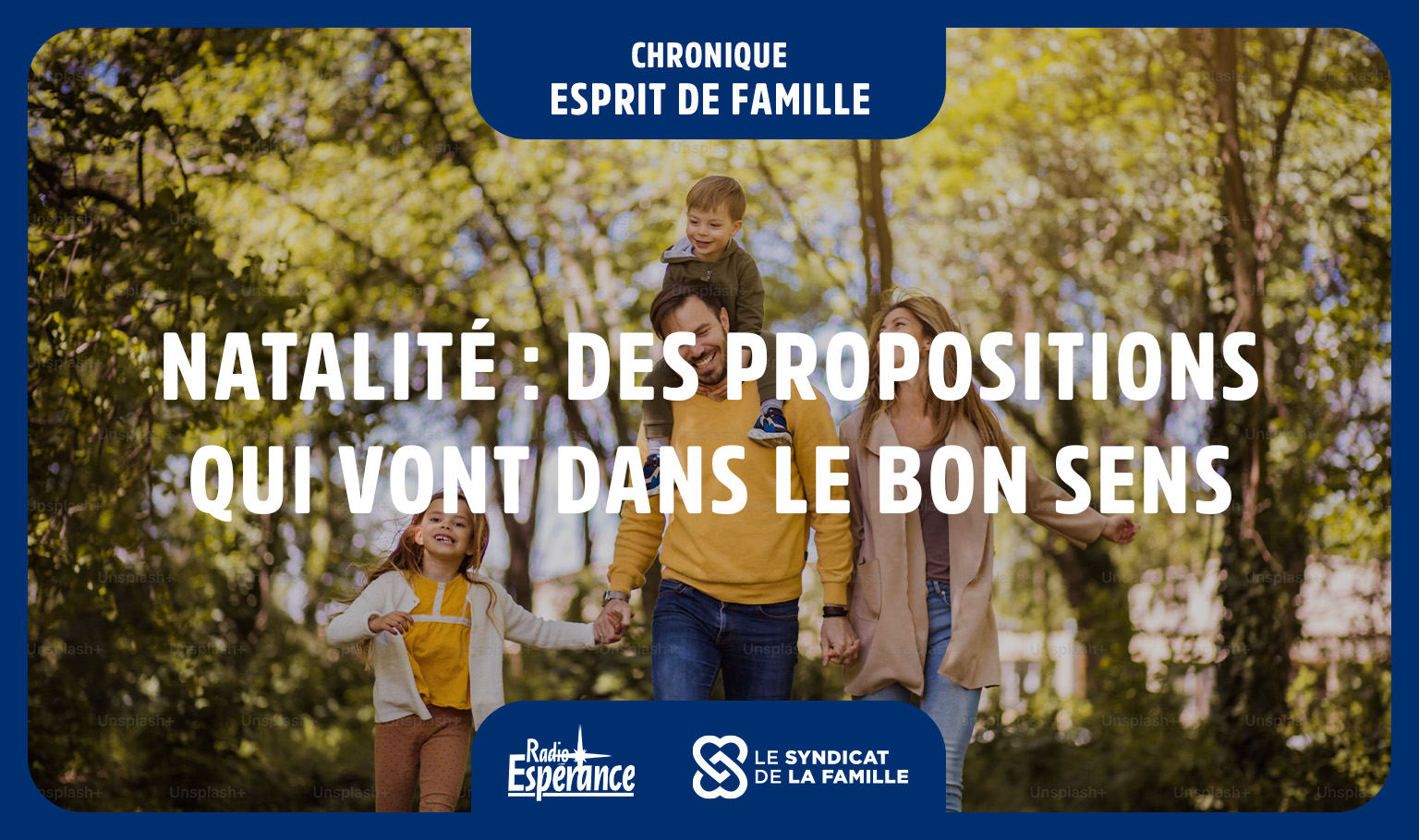 esprit de famille natalite propositions vont bon sens
