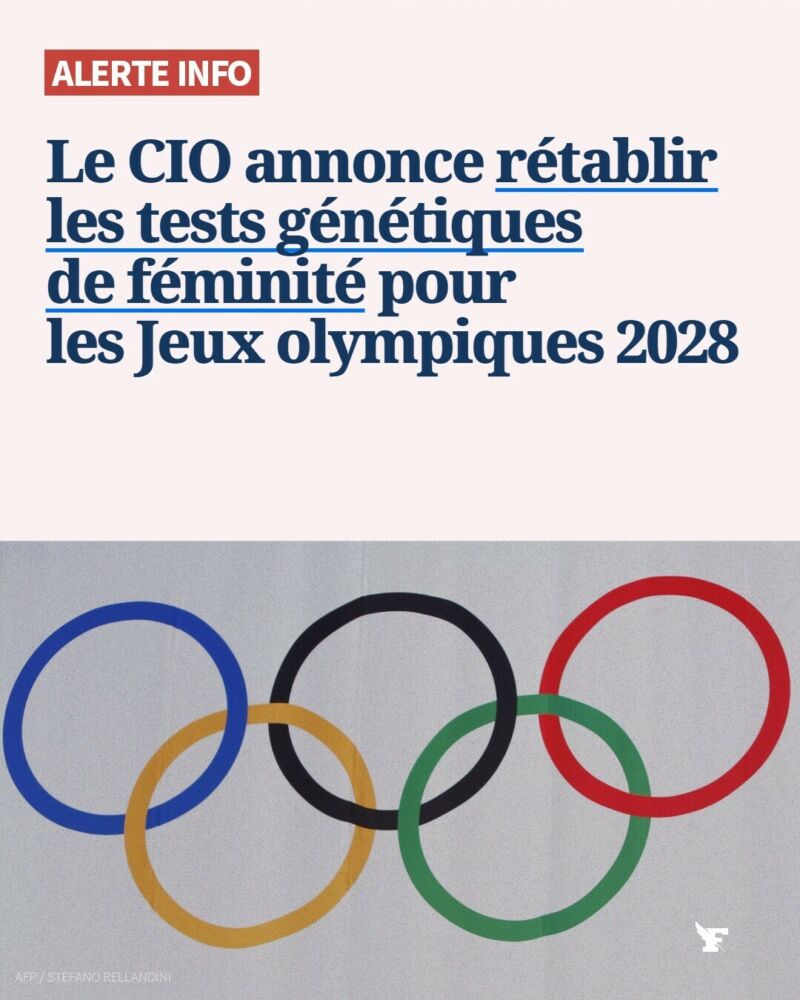 Image for the Tweet beginning: L’admissibilité aux compétitions olympiques féminines